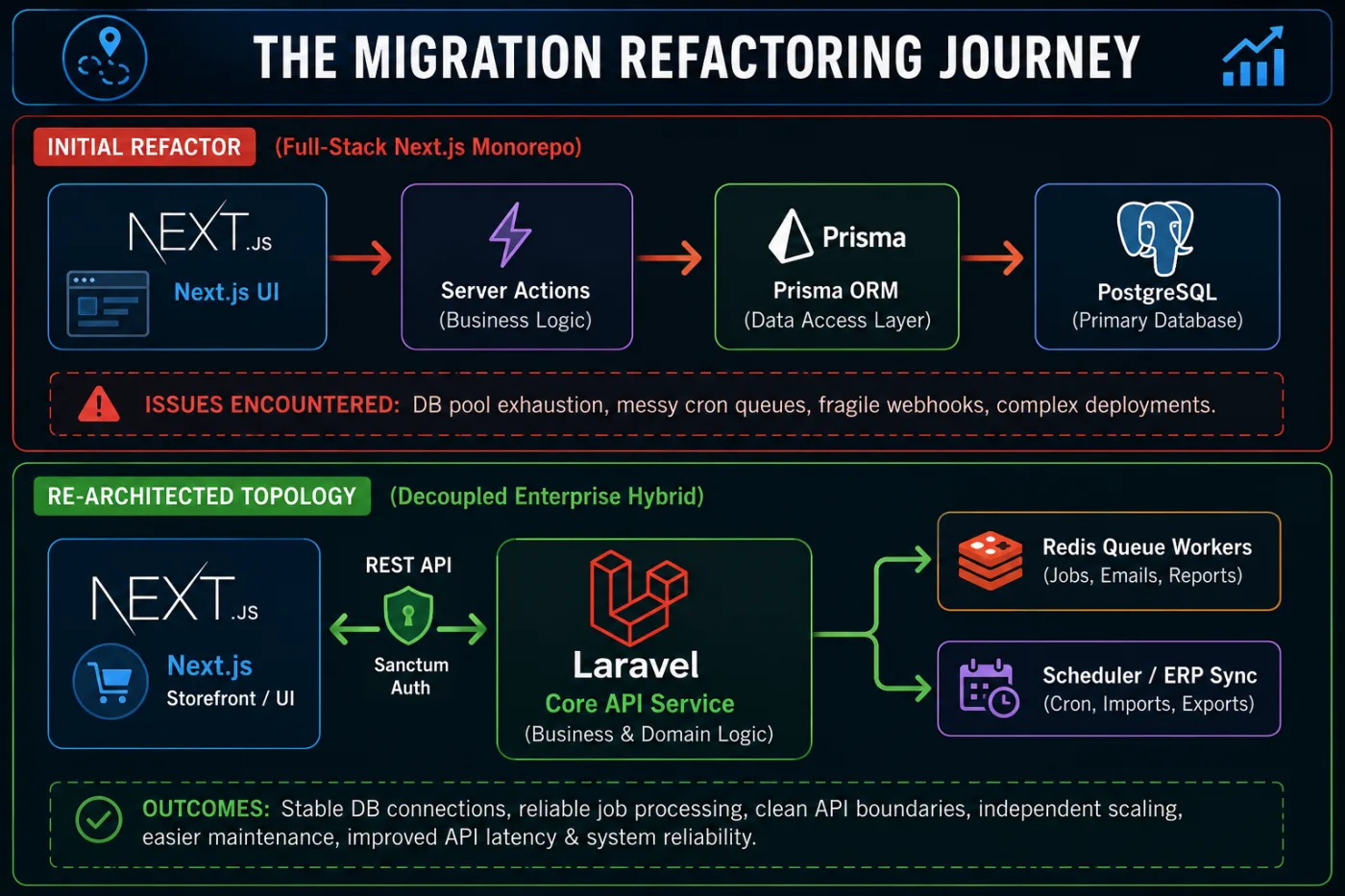 THE MIGRATION REFACTORING JOURNEY THE MIGRATION REFACTORING JOURNEY